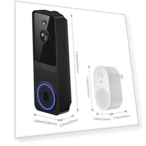 Wireless Doorbell Camera — Smart Home Security, SoraNari