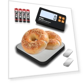 Wireless Kitchen Scale with Detachable Remote Display — Weight Management Tools, YFL