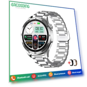 AMOLED Smartwatch with Health Monitoring — Smartwatches, SACOSDING