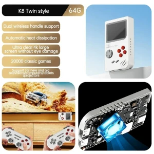 Gaming Console with Built-in 30,000 Classic Games, GLOBUS