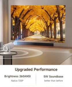 Mini Projector with WiFi 6 and Bluetooth 5.4 — Smart Projector, Magcubic