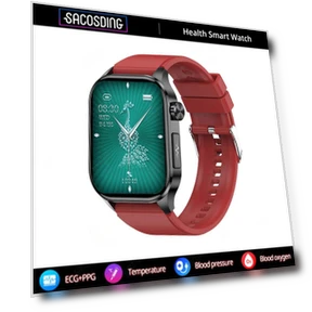 Smart Watch with ECG, Blood Pressure, and Blood Oxygen Monitoring — Smartwatches, SACOSDING