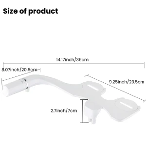 Smart Bidet Seat with Dual Nozzles, WoW Home