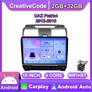 10-inch Car Multimedia System with CarPlay and Android — Car Infotainment System, CreativeCode