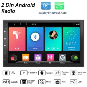2 Din Android 7 Inch Car Multimedia Video Player Universal Stereo Radio GPS — Car Infotainment System, CreativeCode