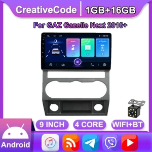 2 Din Android Car Radio with GPS Navigation and WiFi — Car Infotainment System, CreativeCode