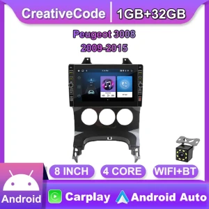 8-inch Android Car Stereo with Navigation and CarPlay — Car Infotainment System, CreativeCode