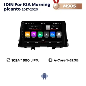 9-inch 1Din Android Car Multimedia Player — Car Infotainment System, Auto Launcher