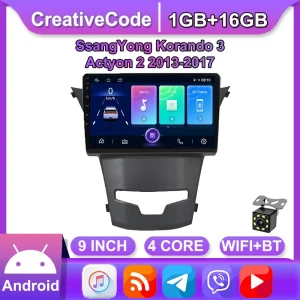 9-inch Android Carplay Car Radio Multimedia Video Player with GPS Navigation and WIFI — Car Infotainment System, CreativeCode