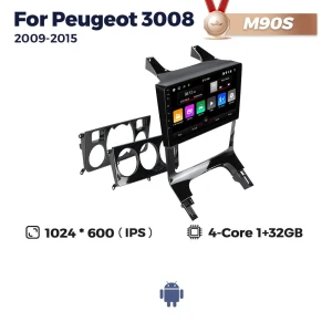 9-inch Wireless Carplay Android Auto Radio Car Stereo — Car Infotainment System, Auto Launcher