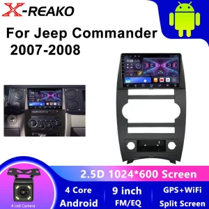 Android 13 CarPlay Multimedia GPS Player with Navigation Stereo DSP — Car Infotainment System, X-REAKO
