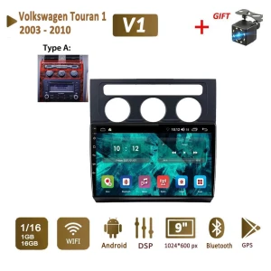 Android 2 Din Car Radio Multimedia Video Player with Navigation GPS WiFi — Car Infotainment System, icreative