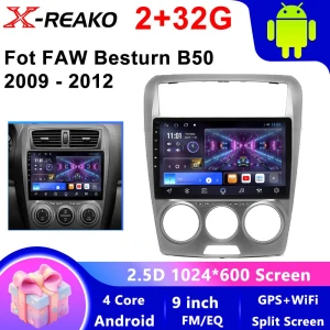Android 2 Din Car Radio with CarPlay, 4G, WiFi, GPS, Multimedia Player — Car Infotainment System, Reakosound