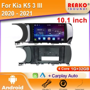 Android Car Radio with GPS Navigation and Split Screen — Car Infotainment System, Reakosound