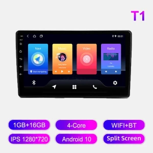 Android Car Radio with GPS Navigation, Bluetooth, and WiFi — Car Infotainment System, GHLHS