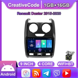 Android Carplay Multimedia Video Player with GPS Navigation and WIFI — Car Infotainment System, CreativeCode