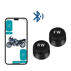 Bluetooth Tire Pressure Monitoring System with Temperature Alert — TPMS, IKEA