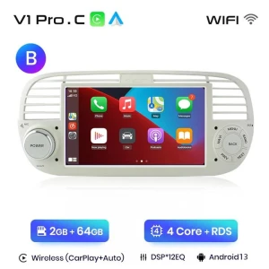 Car Radio Player with GPS Navigation and Multimedia Support — Car Infotainment System, Timeless Home