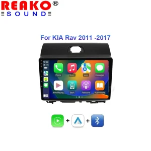 Car Radio Stereo with CarPlay and GPS Navigation — Car Infotainment System, Reakosound