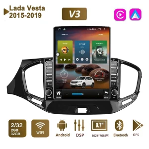 Car Radio with Android and CarPlay — Car Infotainment System, icreative