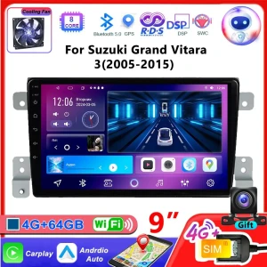 Car Radio with Android, GPS, 4G, Carplay, Multimedia Video Player — Car Infotainment System, Reakosound