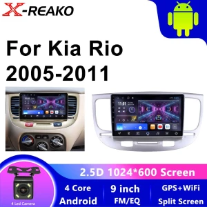 Car Stereo Radio with Android Auto and Apple CarPlay — Car Infotainment System, Reakosound