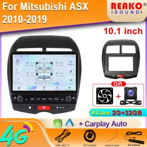 Car Stereo with Android, CarPlay, GPS Navigation, and Bluetooth — Car Infotainment System, Reakosound