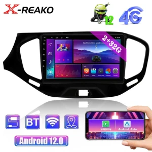 Car Stereo with CarPlay and Android Auto — Car Infotainment System, Reakosound