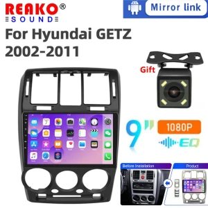 Car Stereo with Wi-Fi, Android, GPS Navigation, and Apple CarPlay — Car Infotainment System, Reakosound