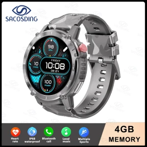Outdoor Military 3ATM Waterproof Bluetooth Call Smartwatch, Tiktop2