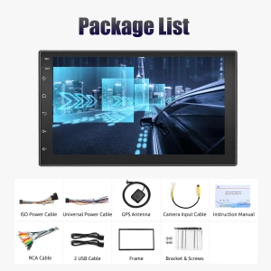 Universal Car Multimedia Player with Android Auto and CarPlay — Car Infotainment System, ESSGOO