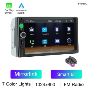 Universal Car Stereo with Android Auto and CarPlay — Car Infotainment System, BQCC