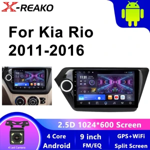 Wireless CarPlay and Android Auto Car Radio — Car Infotainment System, Reakosound