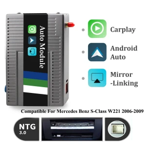 Wireless CarPlay and Android Auto Decoder Box with Mirror-Link — Car Infotainment System, Sinairyu