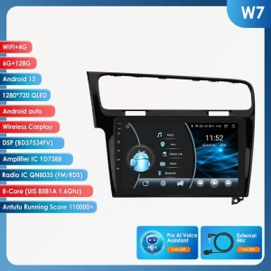 10.1 Inch CarPlay 4G 2 Din Android 13 Car Radio — Car Infotainment System, OSSURET