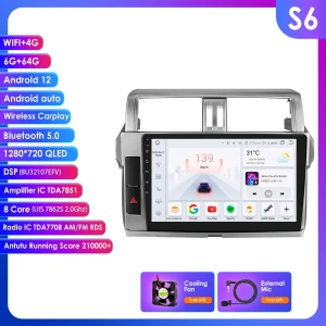 2 Din Car Multimedia System with 9-inch Display — Car Infotainment System, Hizpo