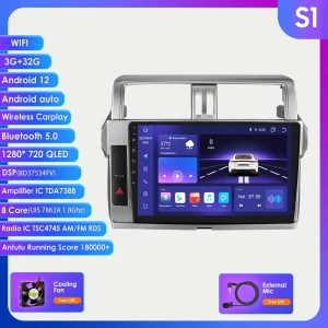 2 Din Car Multimedia System with CarPlay and 4G-LTE — Car Infotainment System, Hizpo