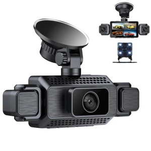 4 Channel Dash Cam with WiFi, Night Vision, and Parking Mode — Dash Cam, Igeteck