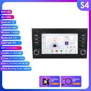 7-inch Car Radio with Android, GPS, and 4G-LTE — Car Infotainment System, Hizpo