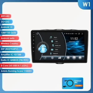 9-inch AI Smart Player — Car Infotainment System, OSSURET