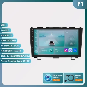 Android 13 Car Stereo with GPS Navigation, CarPlay, and 4G — Car Infotainment System, Hizpo