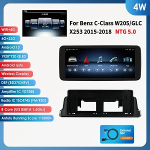Android 14 Octa Core Smart Car System with Carplay and Android Auto Support — Car Infotainment System, Hizpo
