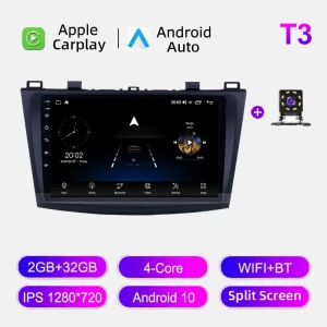 Android Auto CarPlay Multimedia Player with GPS Navigation — Car Infotainment System, GHLHS