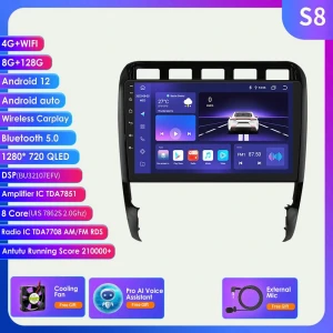Android Autoradio Multimedia Video Player Head Unit with GPS Navigation Intelligent Screen — Car Infotainment System, Hizpo