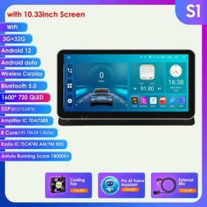 Android Car Multimedia Player with GPS Navigation — Car Infotainment System, Hizpo