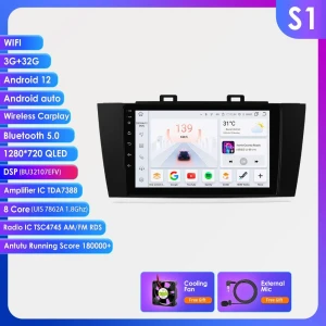 Android Car Multimedia Radio with CarPlay — Car Infotainment System, Hizpo