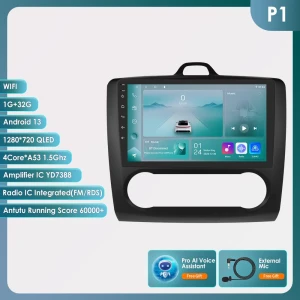 Android Car Radio Multimedia Video Player with GPS Navigation — Car Infotainment System, OSSURET