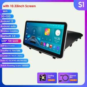 Android Car Radio with GPS and CarPlay — Car Infotainment System, Hizpo