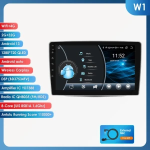 Car Multimedia Video Player with WIFI, Bluetooth, RDS, DVR — Car Infotainment System, OSSURET