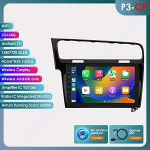 CarPlay 4G 2 Din Android 13 Car Radio — Car Infotainment System, OSSURET